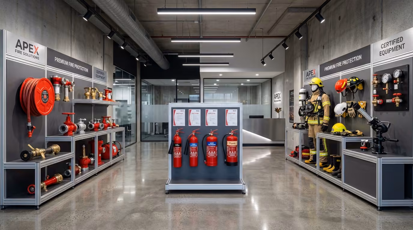Cuatro estilos de casco de bombero estructural certificados NFPA 1970, de izquierda a derecha: traditional americano, europeo streamlined, integral con visor y americano de cuero
