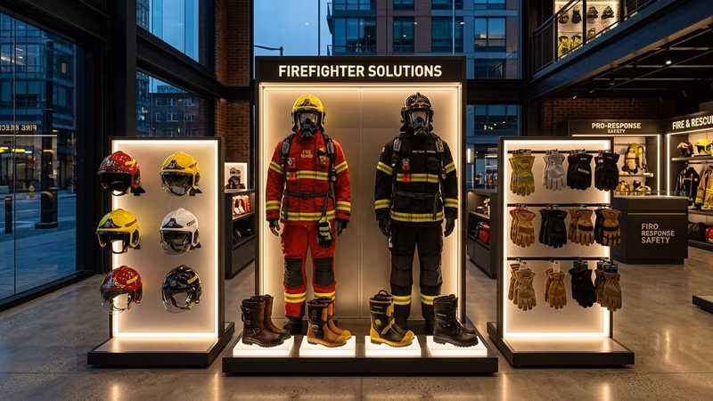 Tienda de equipo para bomberos con productos certificados NFPA 2026 México