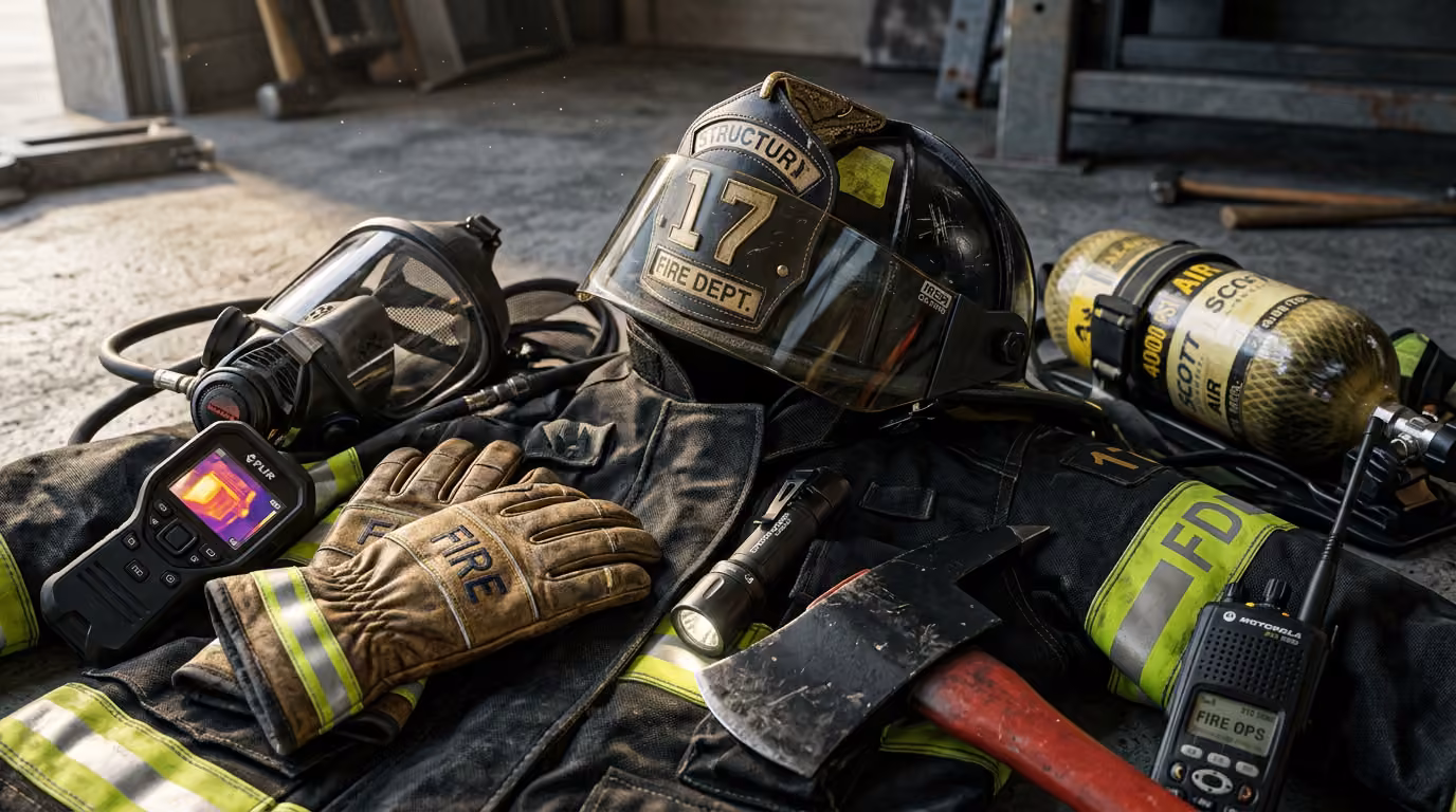 SCBA Scott AP50 con cilindro de carbono de 45 minutos, máscara AV-3000 y sistema HUD integrado