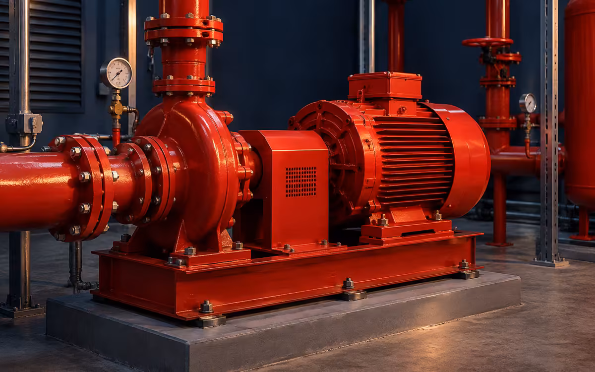 Bomba Principal Eléctrica — Sistema Contra Incendio — Red Hidráulica NFPA 20