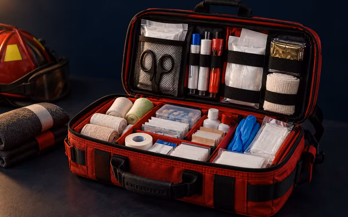 Botiquín de primeros auxilios First Aid Only clase A — ANSI Z308.1 — First Aid Only ANSI/ISEA Z308.1
