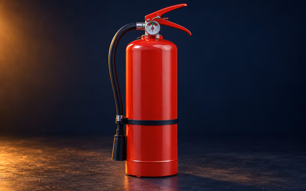 Extintor PQS ABC 1 kg — PQS ABC NOM-100-STPS-1994 · NOM-104-STPS-2001 · NFPA 10