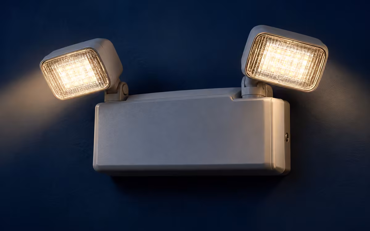 Lámpara de emergencia LED Lithonia EU2C — 90 min UL 924 — Lithonia Lighting UL 924 · NFPA 101