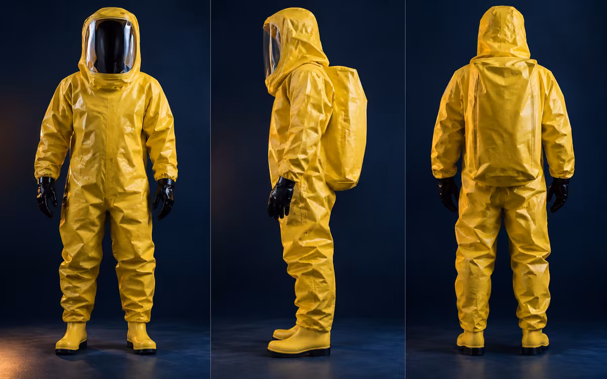 Traje DuPont Tychem 6000 FR — Nivel B — DuPont Tychem NFPA 1990 (1992) · TP198T/TP199T
